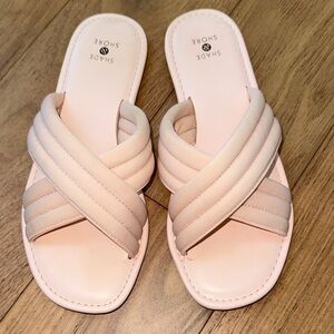 Shade & Shore Women's Blush Slide Sandals